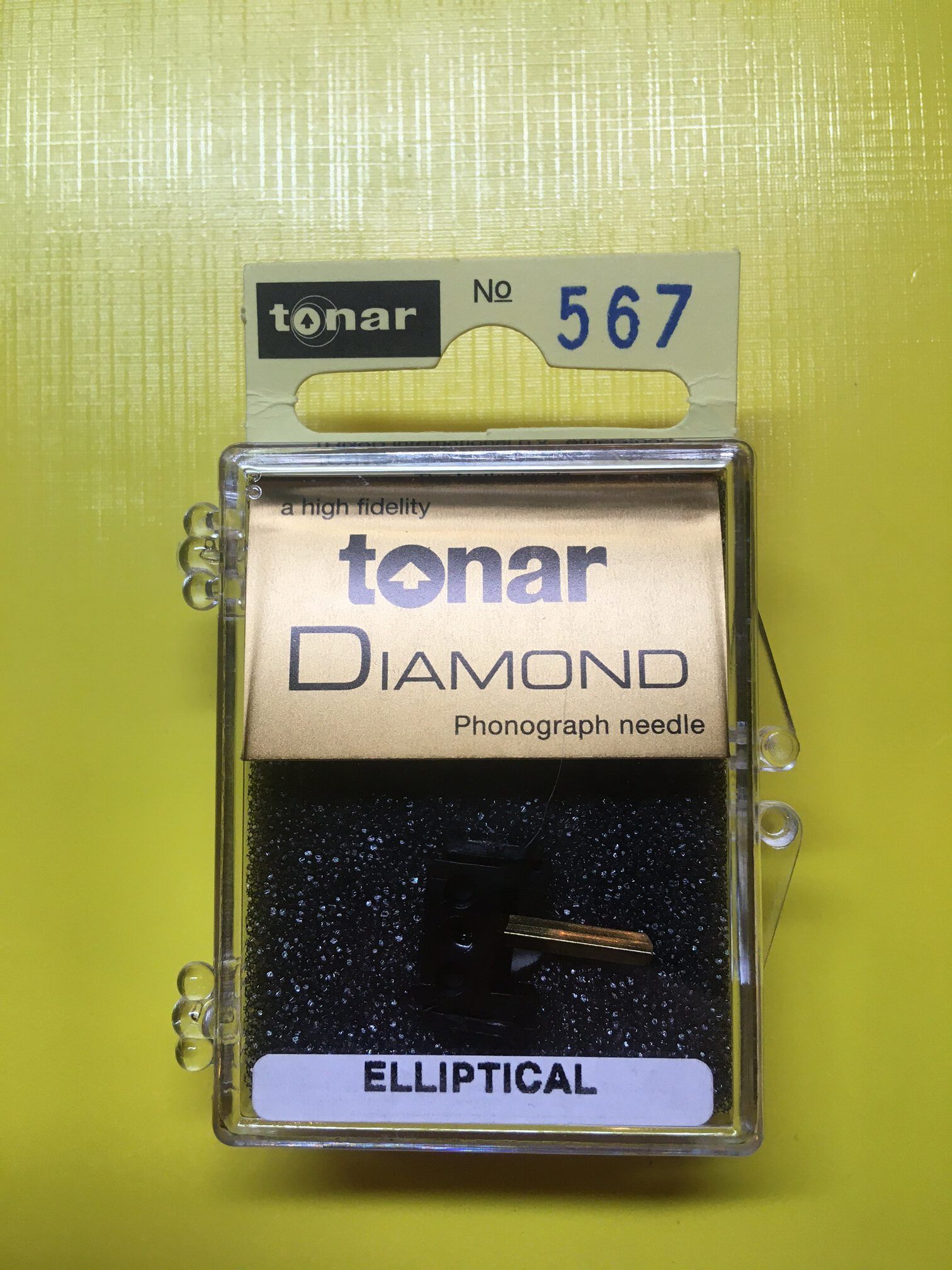 Naald Shure VN-15 E;V-15 II ELLIPT -Tonar 567 DE