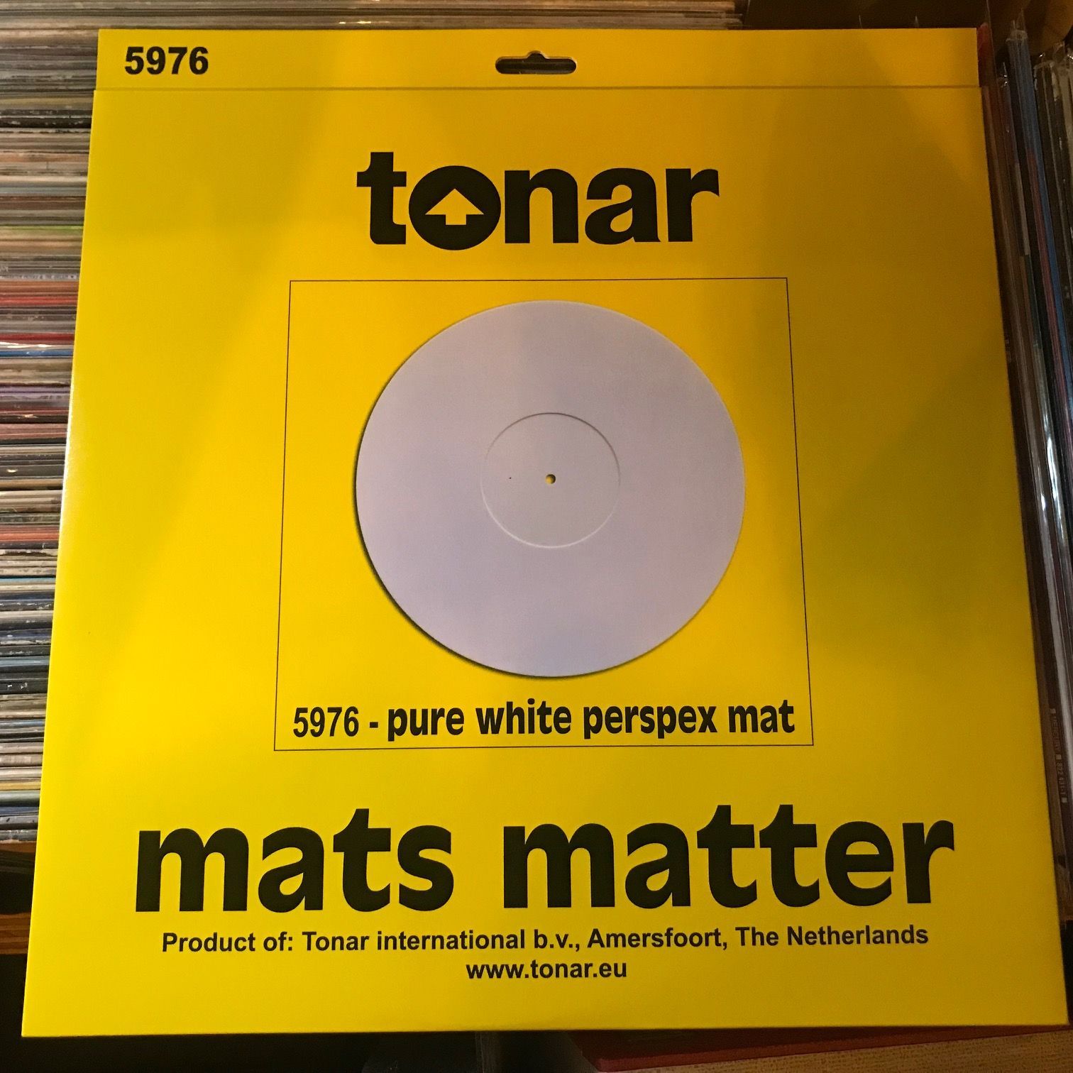 Tonar perspex draaitafel mat