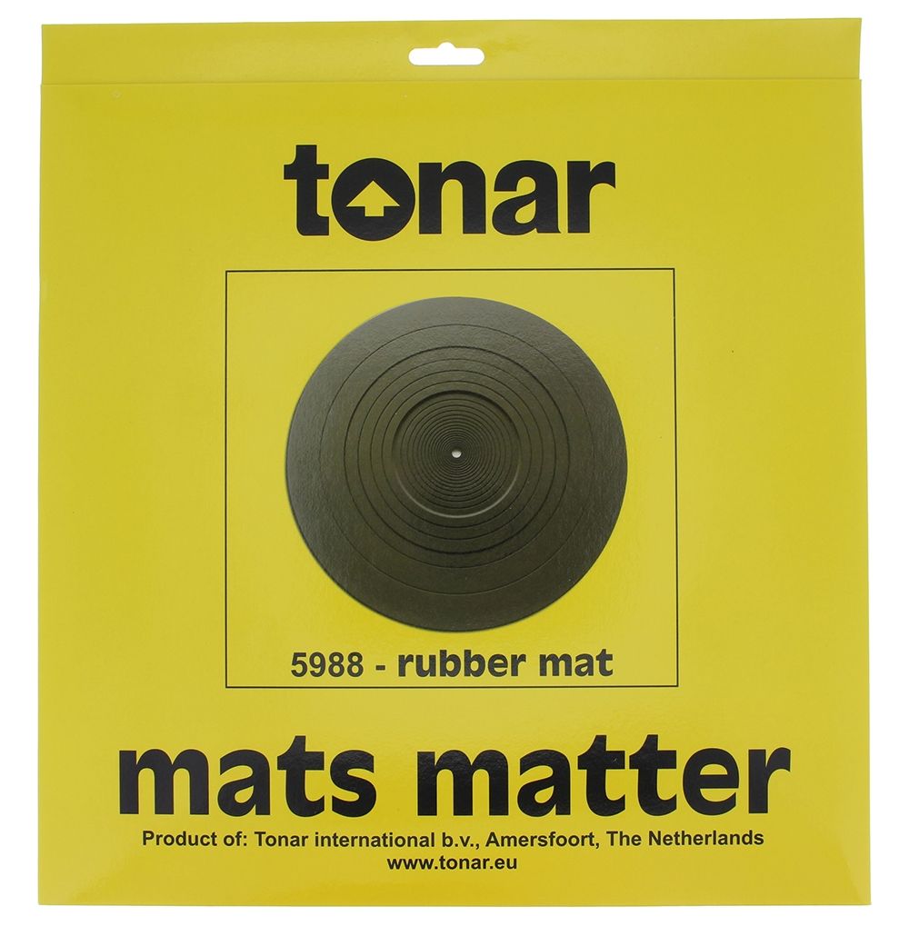 Tonar rubber draaitafel mat