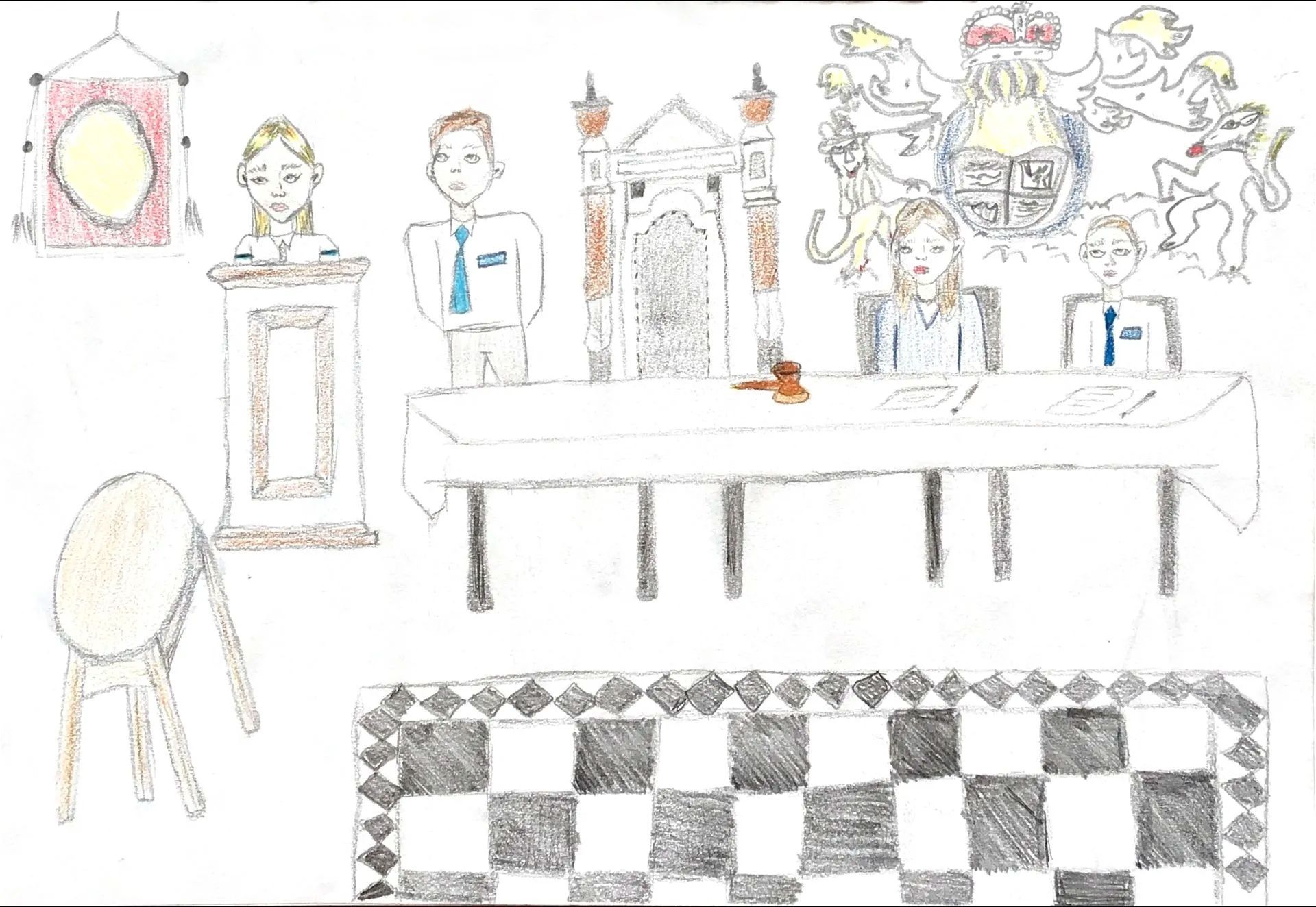 2023 winning court artist entry