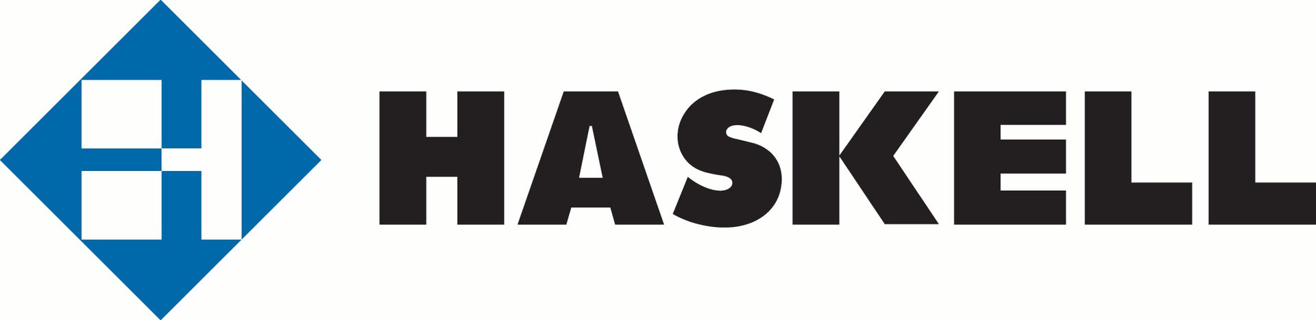 Logo for Haskell: A blue diamond with a stylized