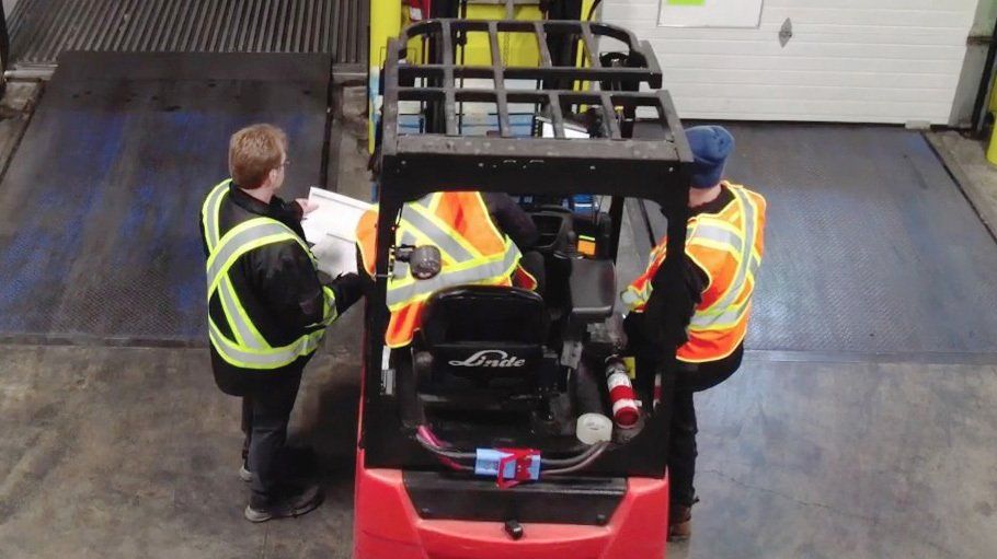TCS forklift instruction