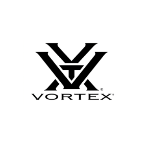 Black Vortex logo with stylized V and the word “VORTEX” beneath it