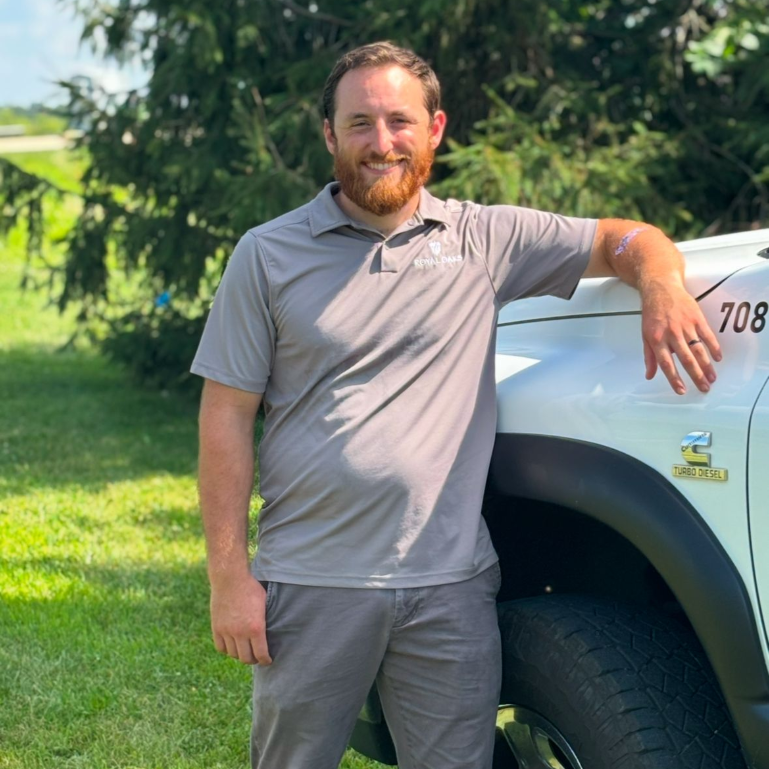 Royal Oaks Groundsman and PHC Technician Caleb McClymont