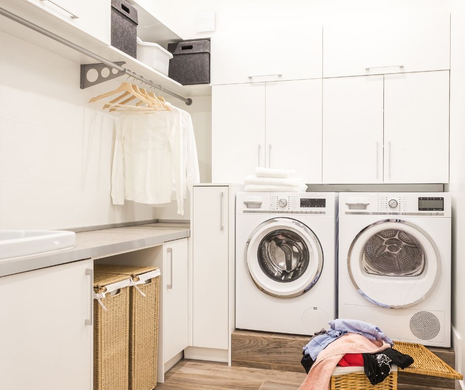 en-suite laundry room in Cape Charles VA