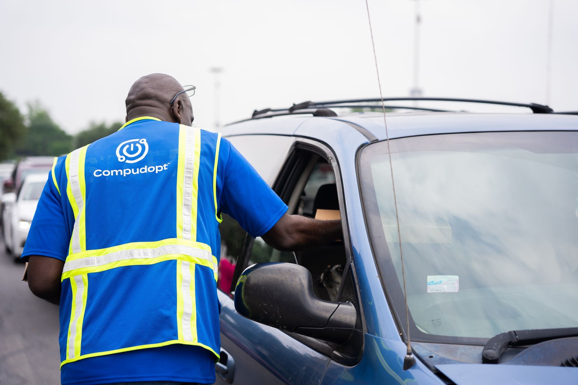 Drive through distribution
