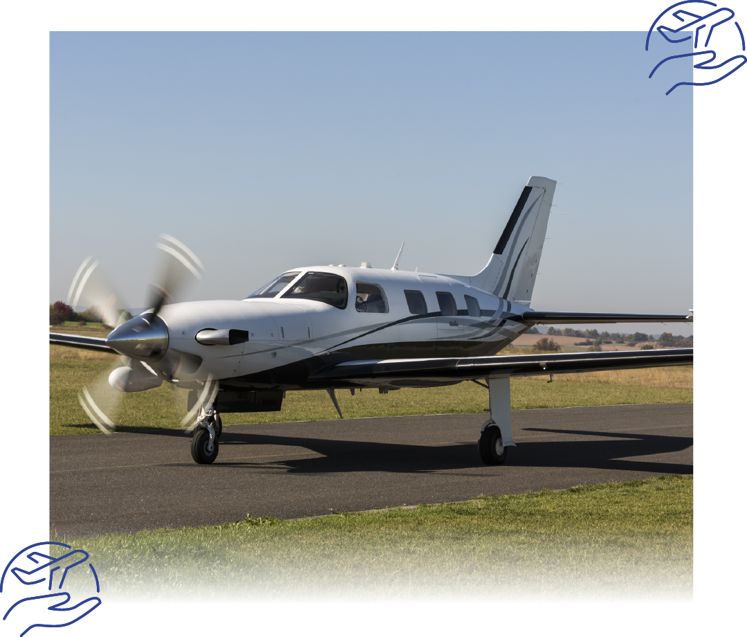 A small propeller plane is sitting on a runway