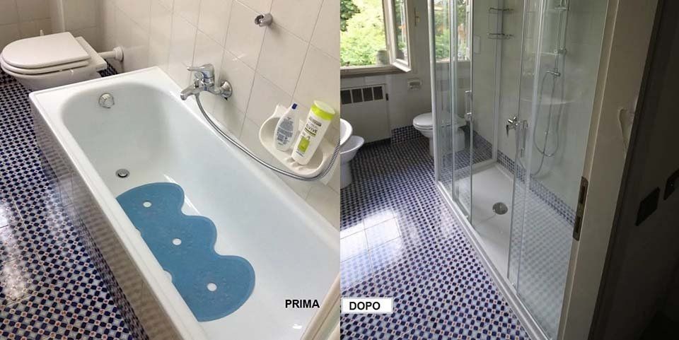 Sostituzione vasca con box doccia a Reggio Emilia