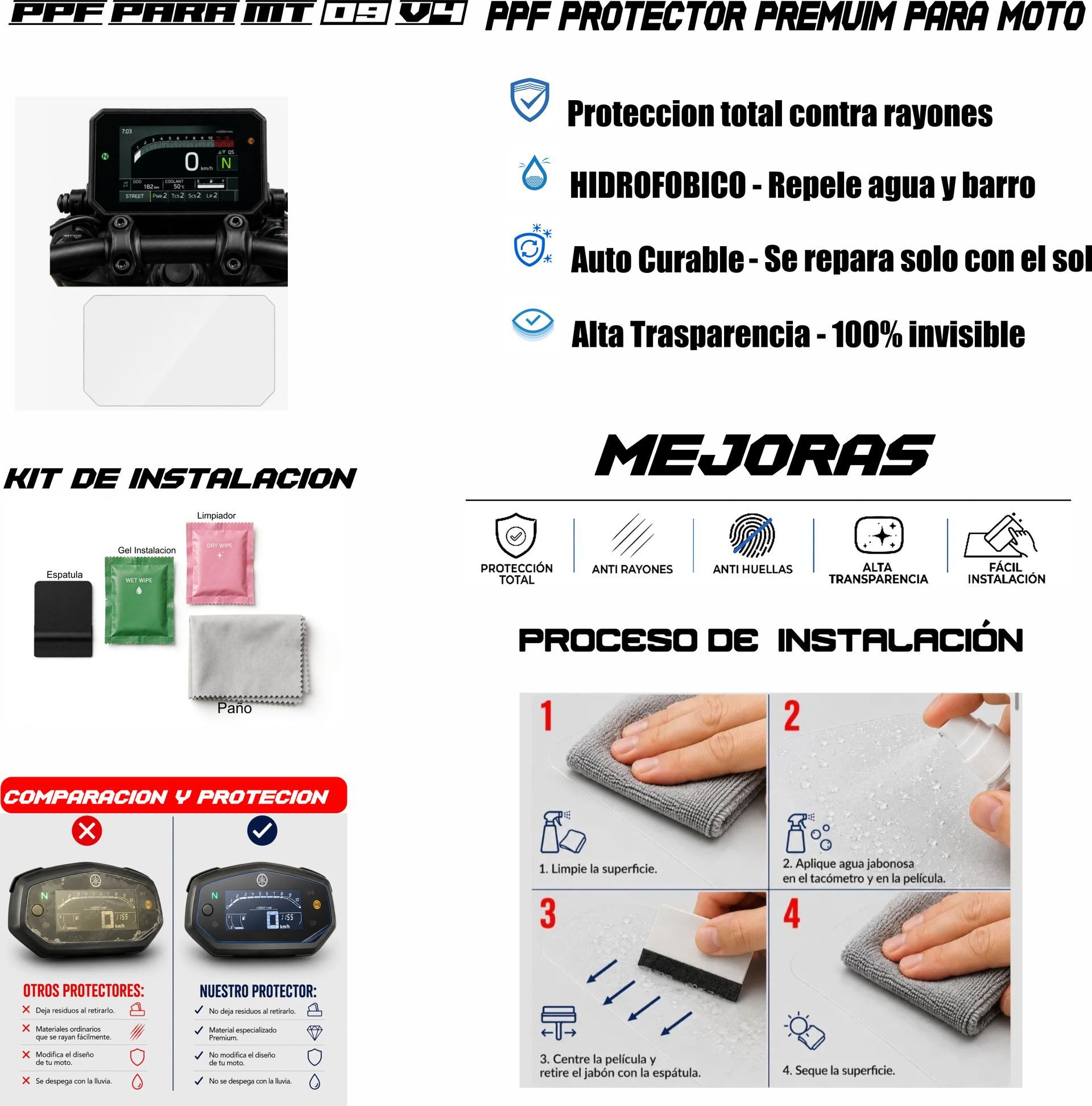 PPF PARA MT 09 V4