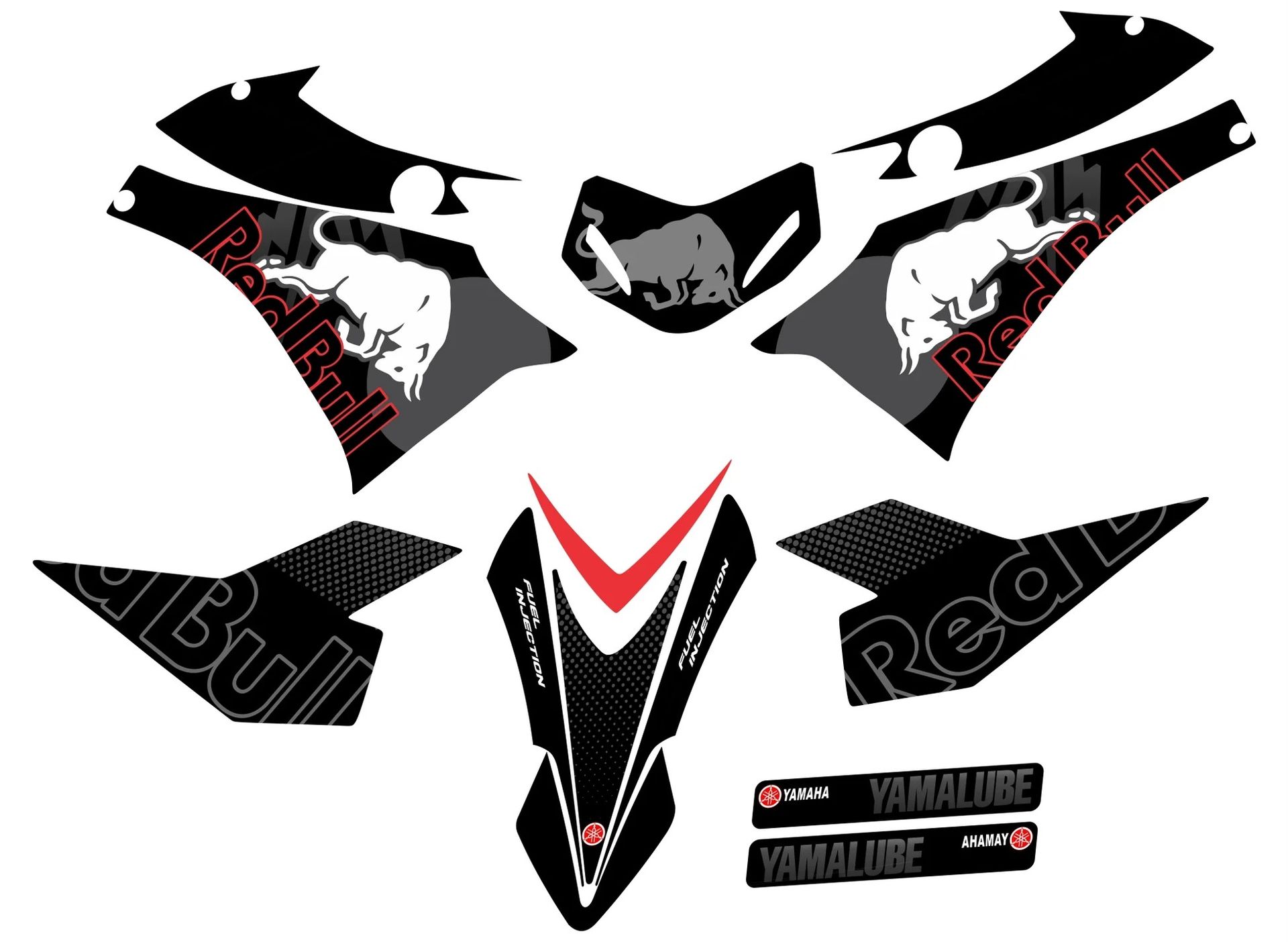 KIT CALCOMANIAS XTZ YAMALUBE