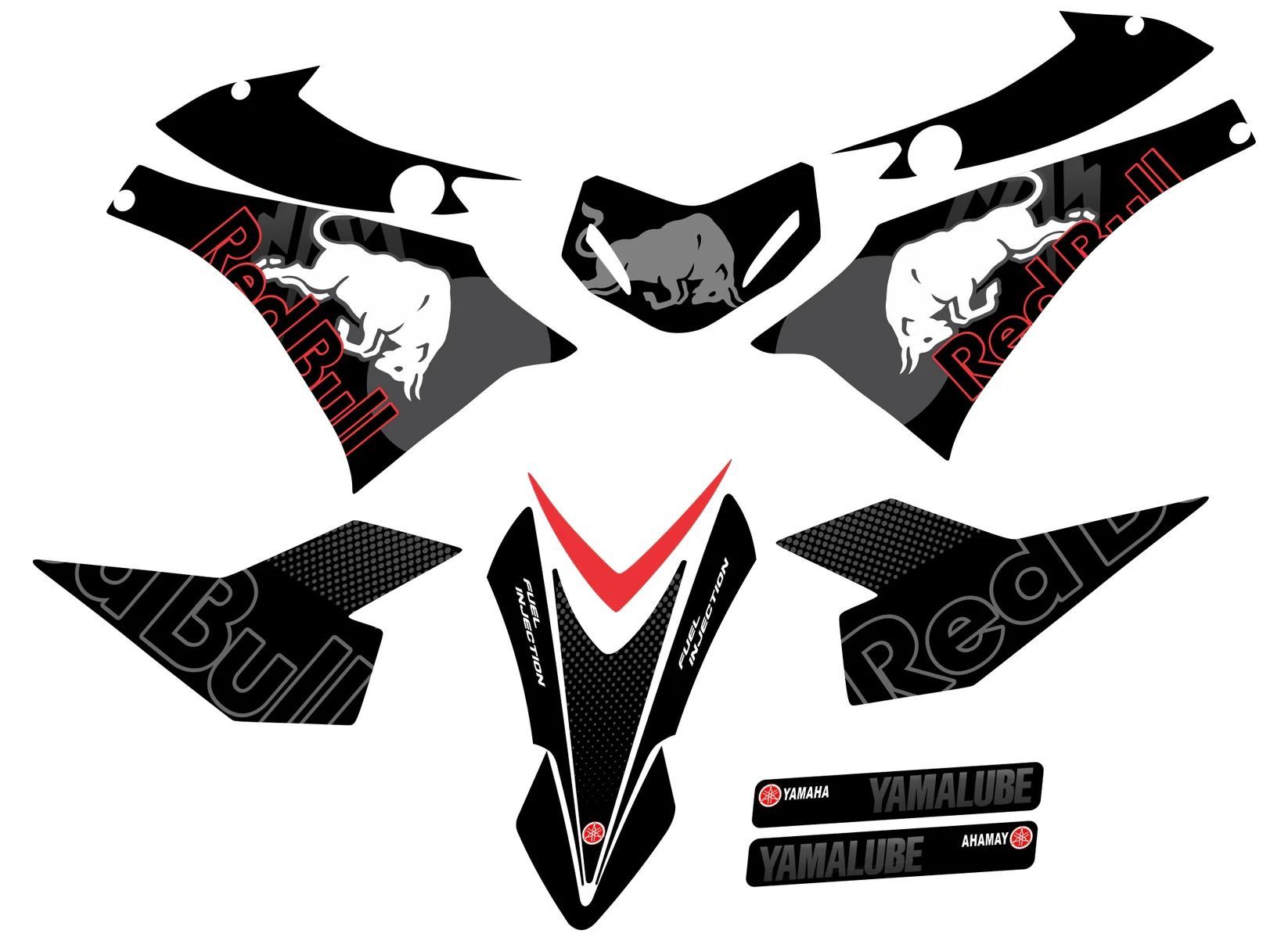 KIT CALCOMANIAS XTZ YAMALUBE