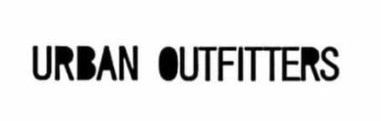 A black and white logo for urban outfitters