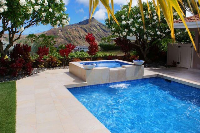 Pool With Beautiful Scenery — Kailua, HI — Pacific Pool & Spa