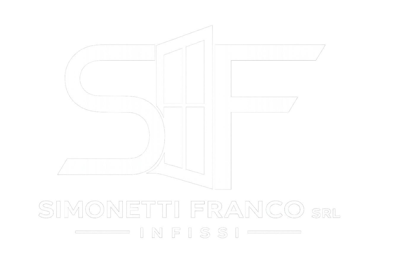 Logo bianco &ldquo;SF&rdquo; con la scritta &ldquo;Benjamin Franco Real Estate&rdquo; al di sotto.