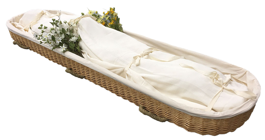 Green burial shroud / natural burial shroud