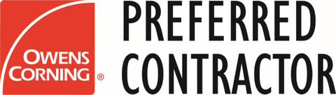 The logo for owens corning is a preferred contractor
