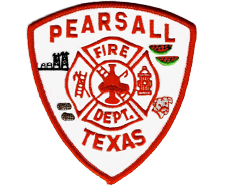 A patch for the Pearsall fire department in Texas