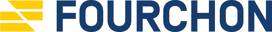 FOURCHON logo with yellow geometric icon and dark blue text on a white background
