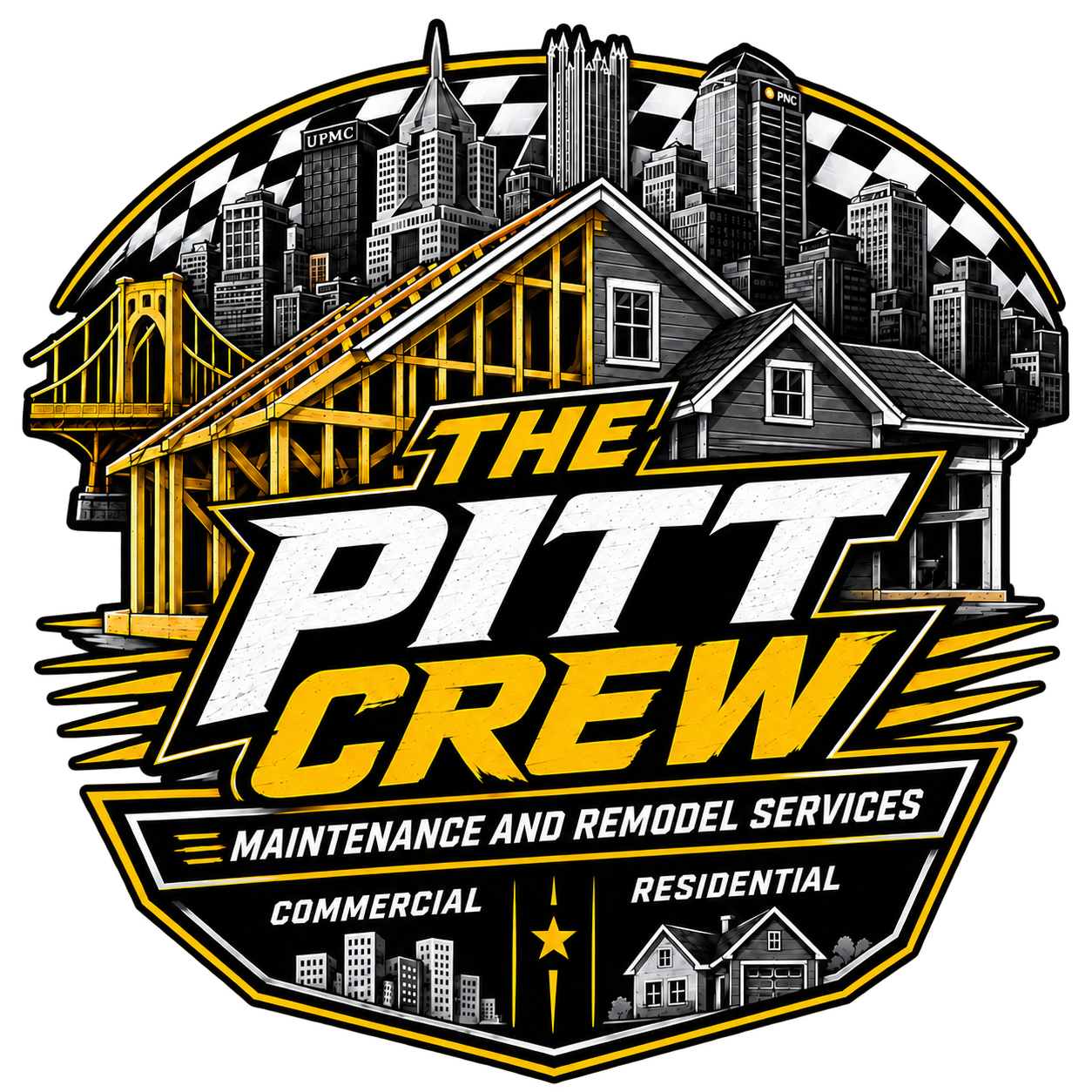 The Pitt Crew Logo