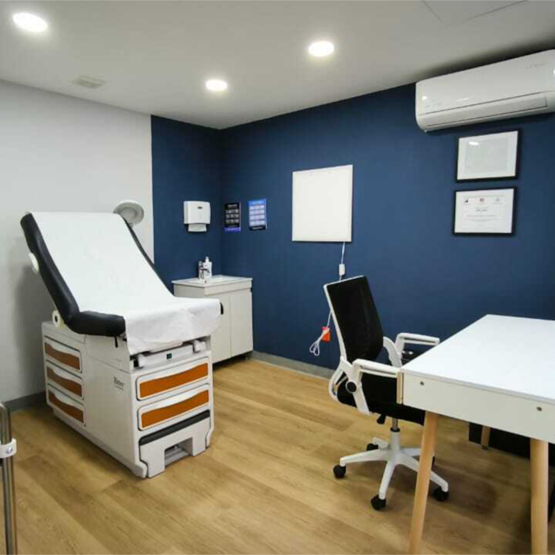 Sala de consulta de urólogo CDMX