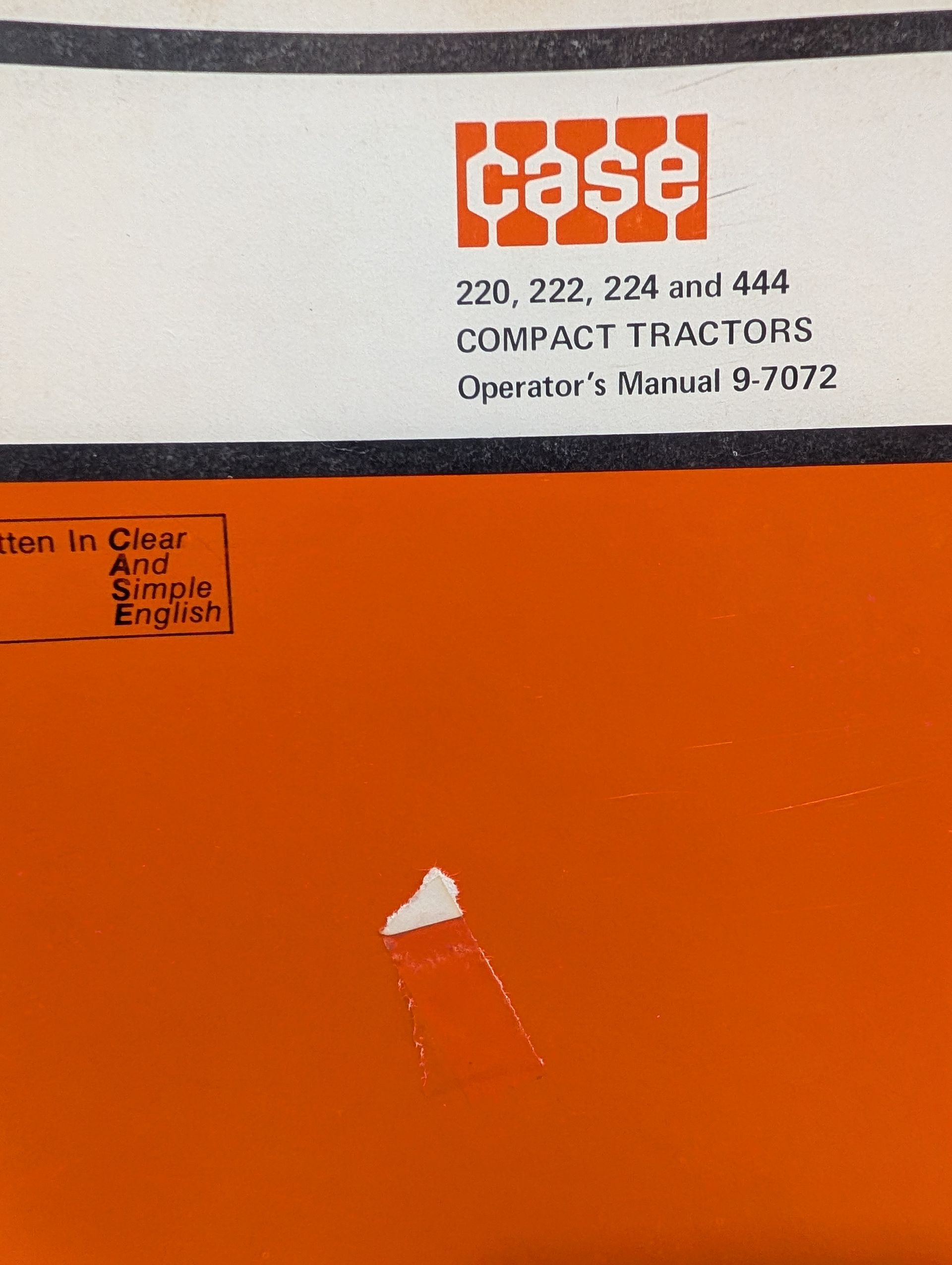 9-7072 OM 220 222 224 444 BY PINS