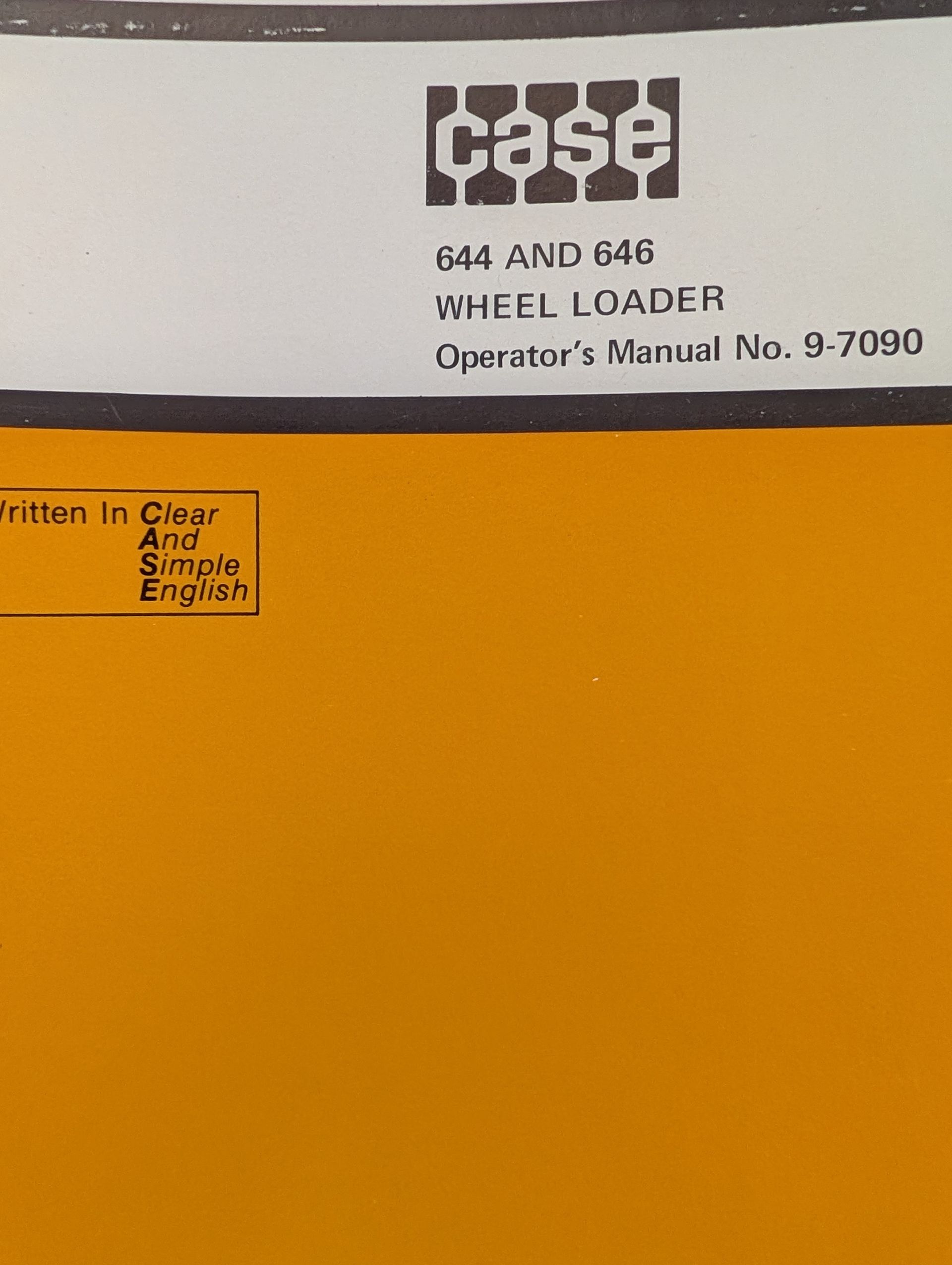9-7090 OM 644 646 WHEEL LOADER