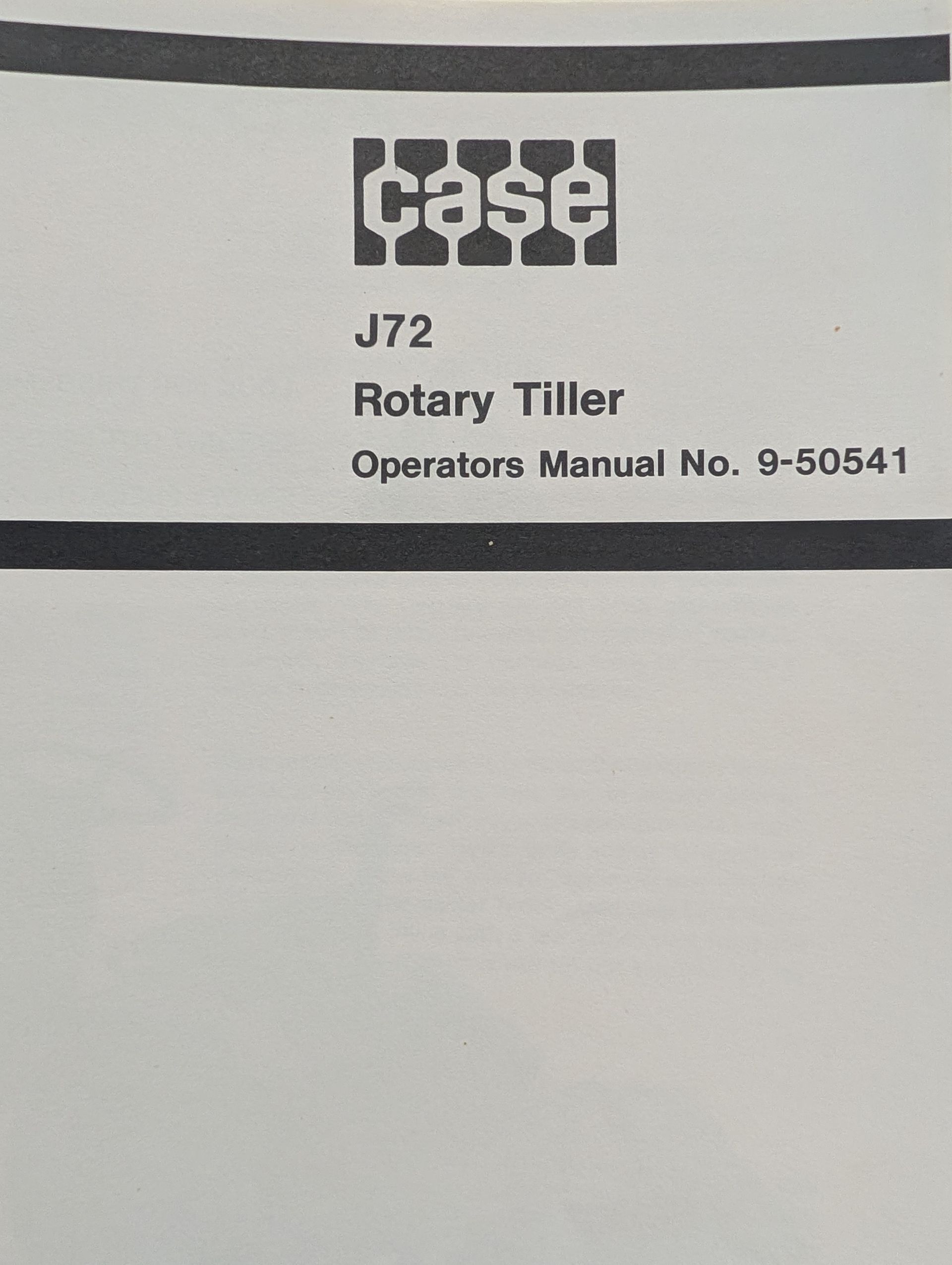 9-50541 OM J72 TILLER