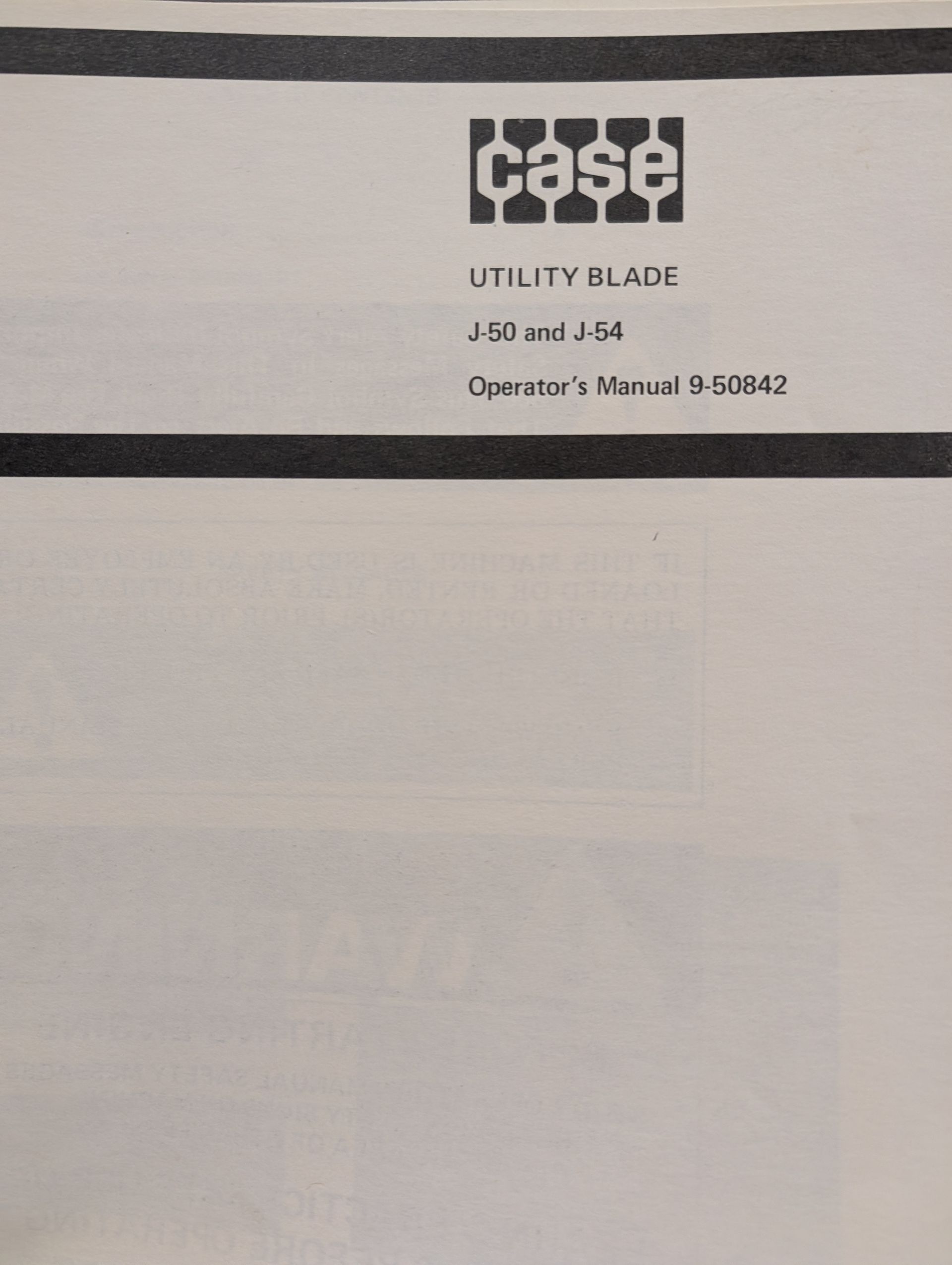 9-50842 OM J50 J54 UTILITY BLADE
