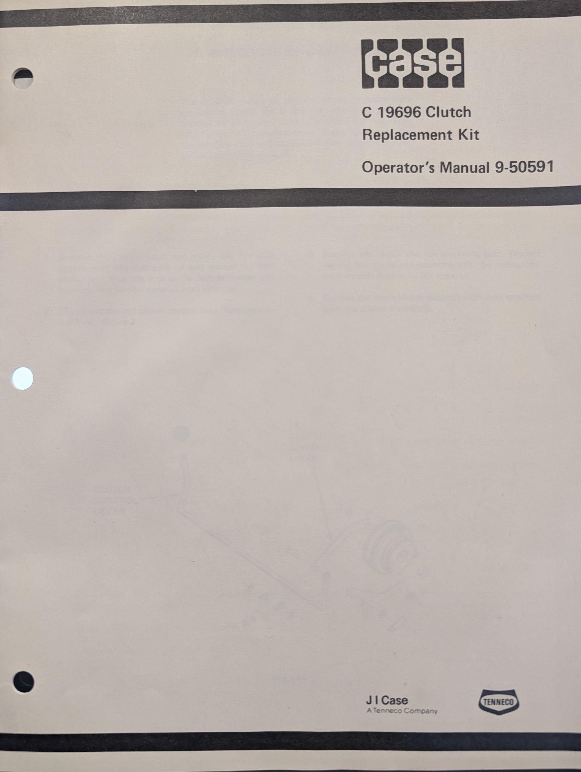 9-50591 C19696 CLUTCH REPLACEMENT KIT