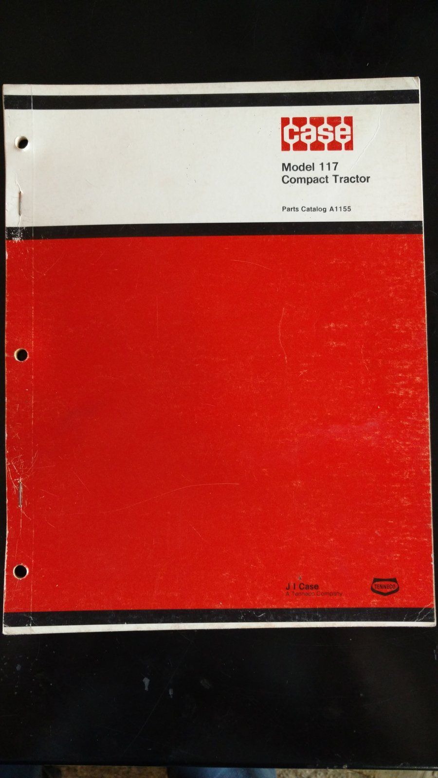 A1155 MODEL 117 COMPACT TRACTOR PARTS MANUAL