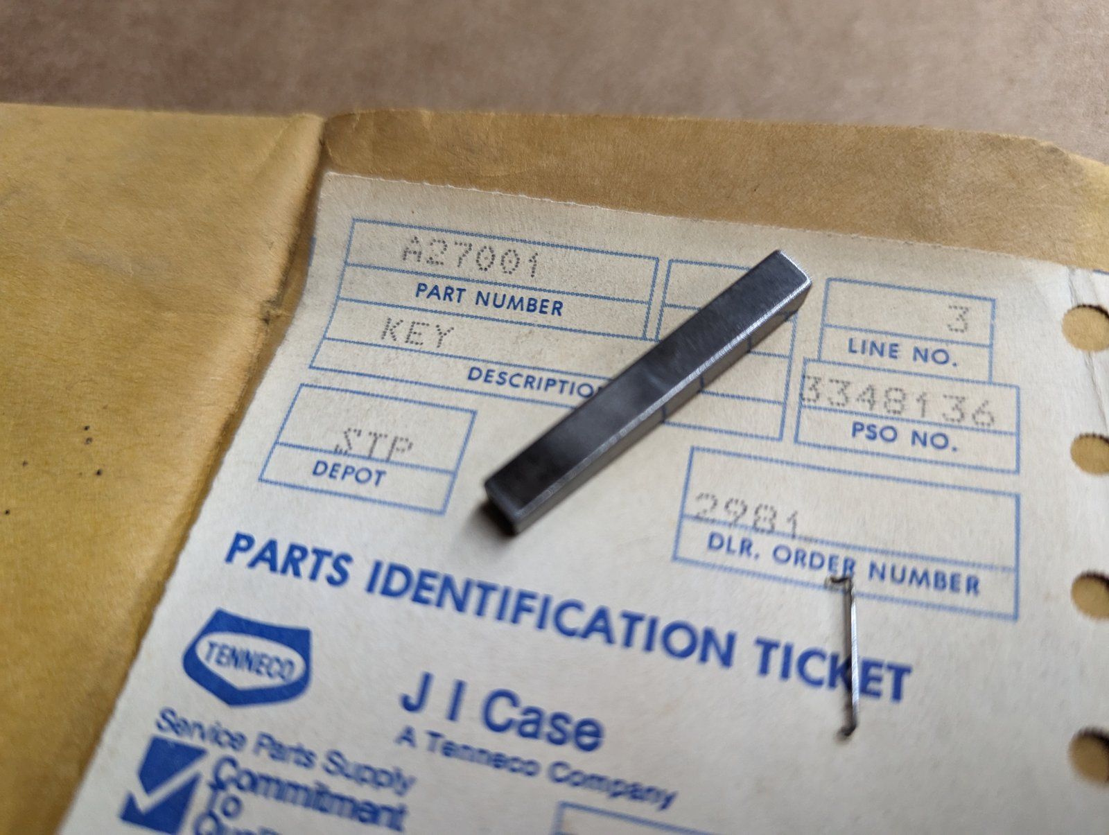 A27001 KEY