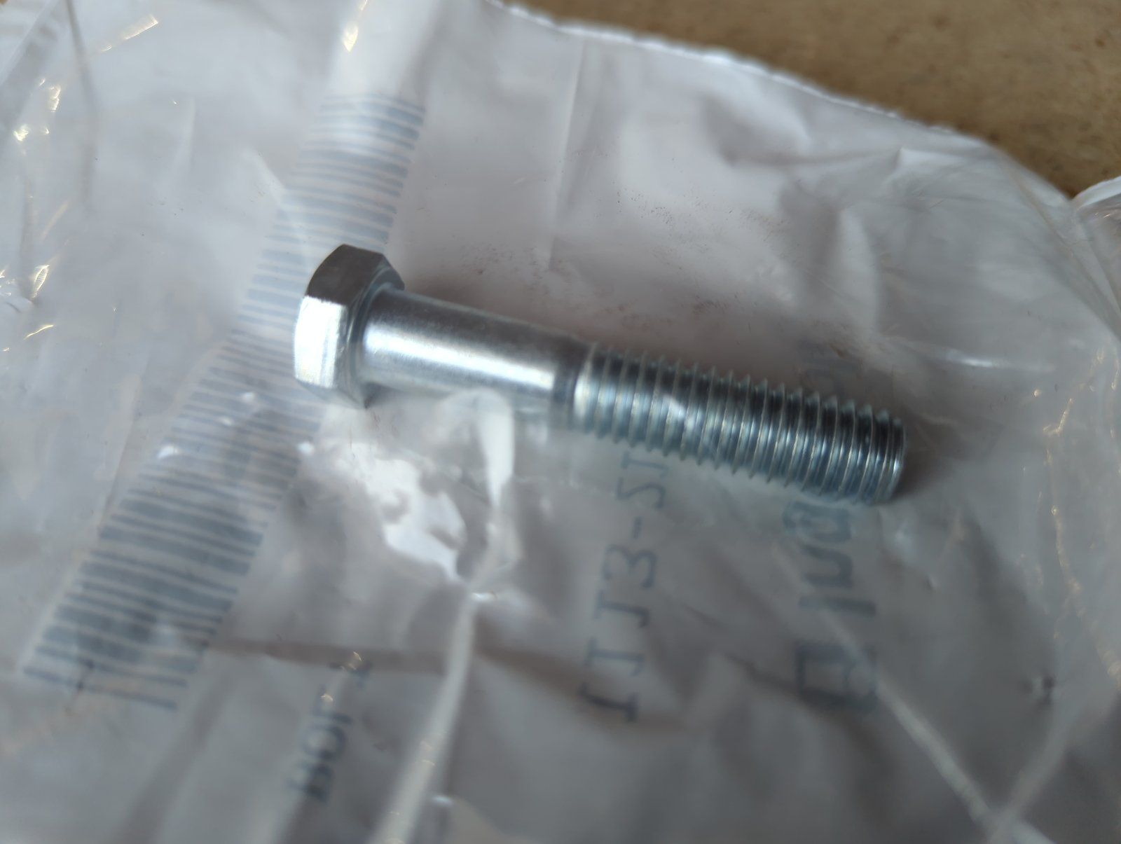 113-219 BOLT 3/8-16 X 2 HX HD GR5 ZP - Ingersoll/Case Tractor Part