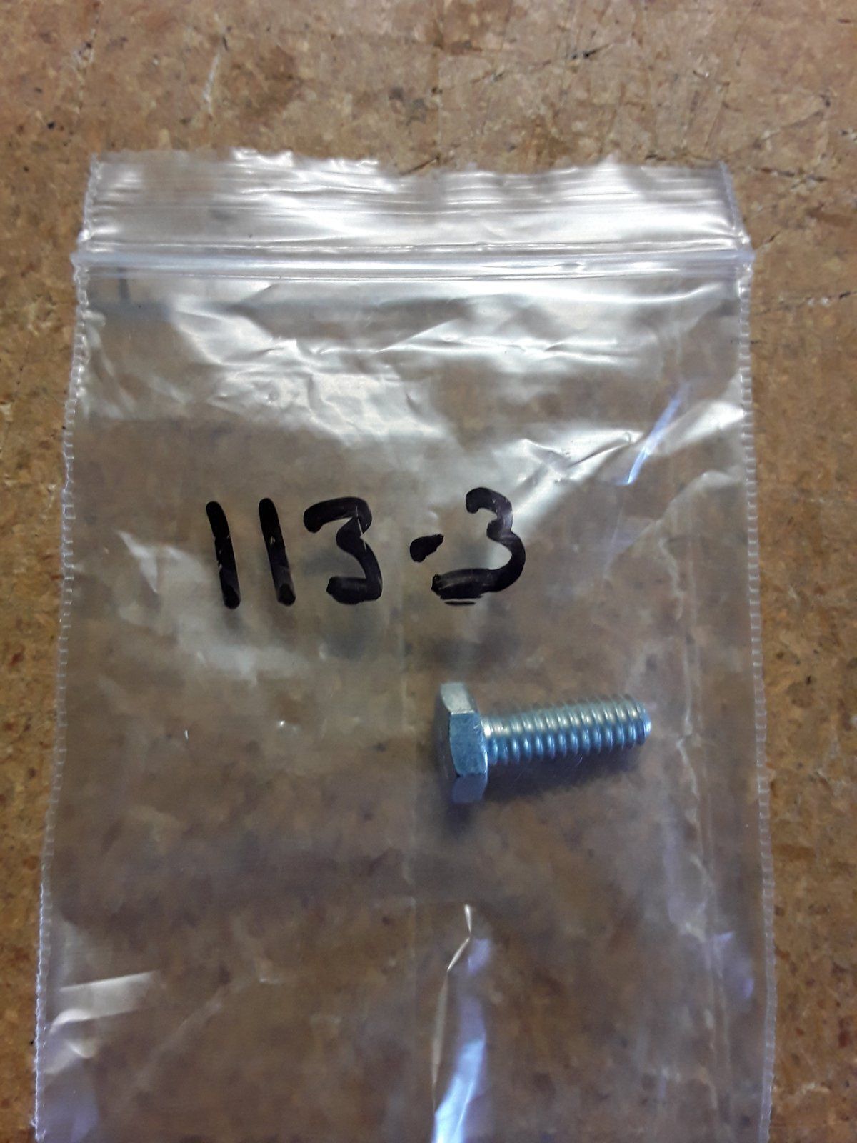 113-3 BOLT 1/4-20 X 3/4 HX HD GR5 ZP - Ingersoll/Case Tractor Part
