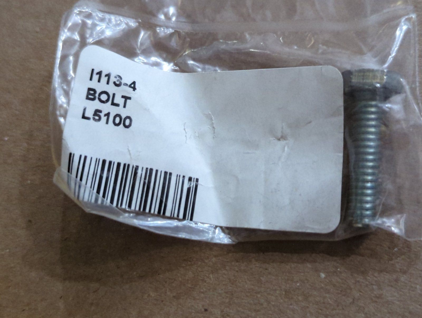 113-4 BOLT 1/4-20 X 1 HX HD GR5 ZP - Ingersoll/Case Tractor Part