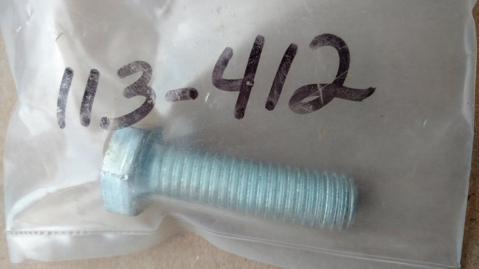 113-412 BOLT 1/2" X 1-3/4" NC HEX - Ingersoll/Case Tractor Part