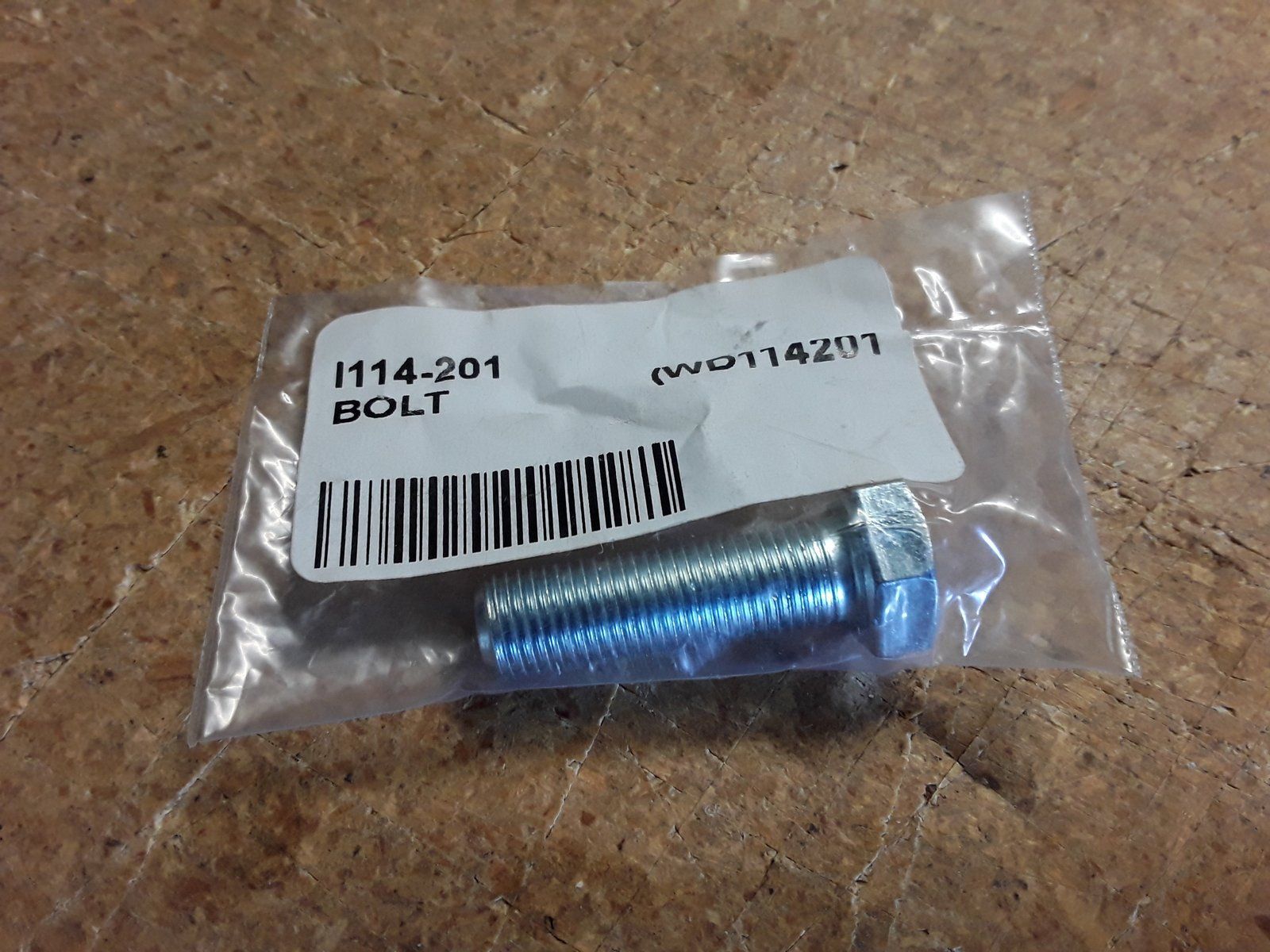 114-201 BOLT 3/8-24x1-1/4 HX HD GR5 ZP C37557 - Ingersoll/Case Tractor Part