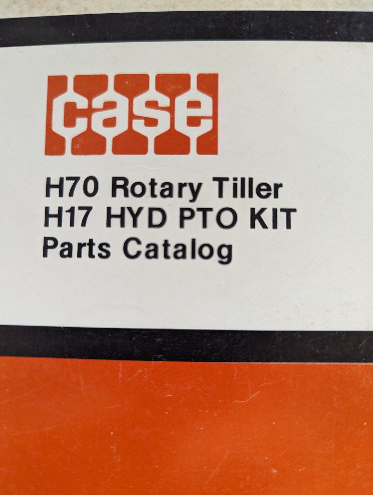 1189 H70 ROTARY TILLER & H17 HYD PTO PC - Ingersoll/Case Tractor Part