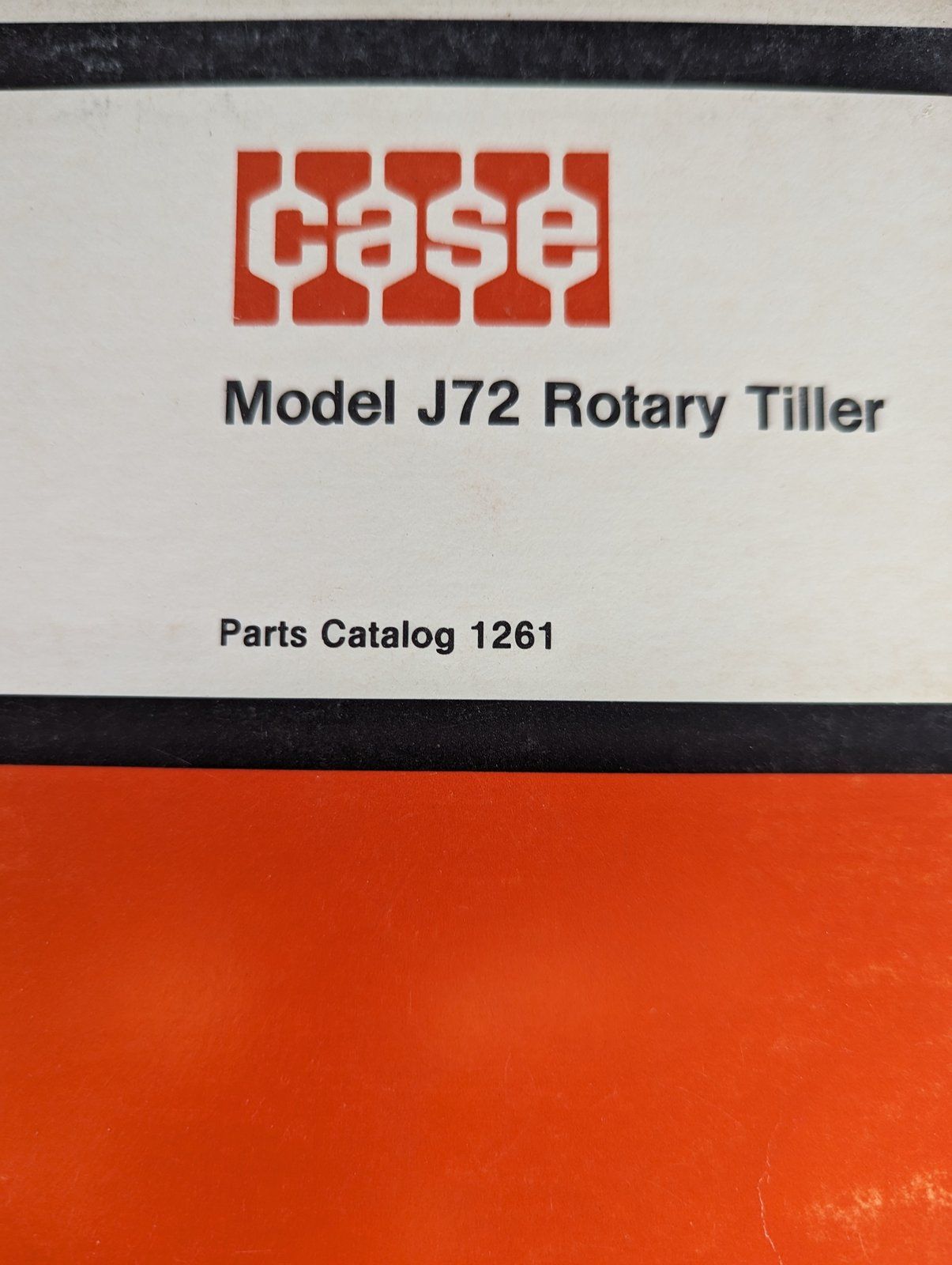 1261 J72 ROTARY TILLER PC - Ingersoll/Case Tractor Part
