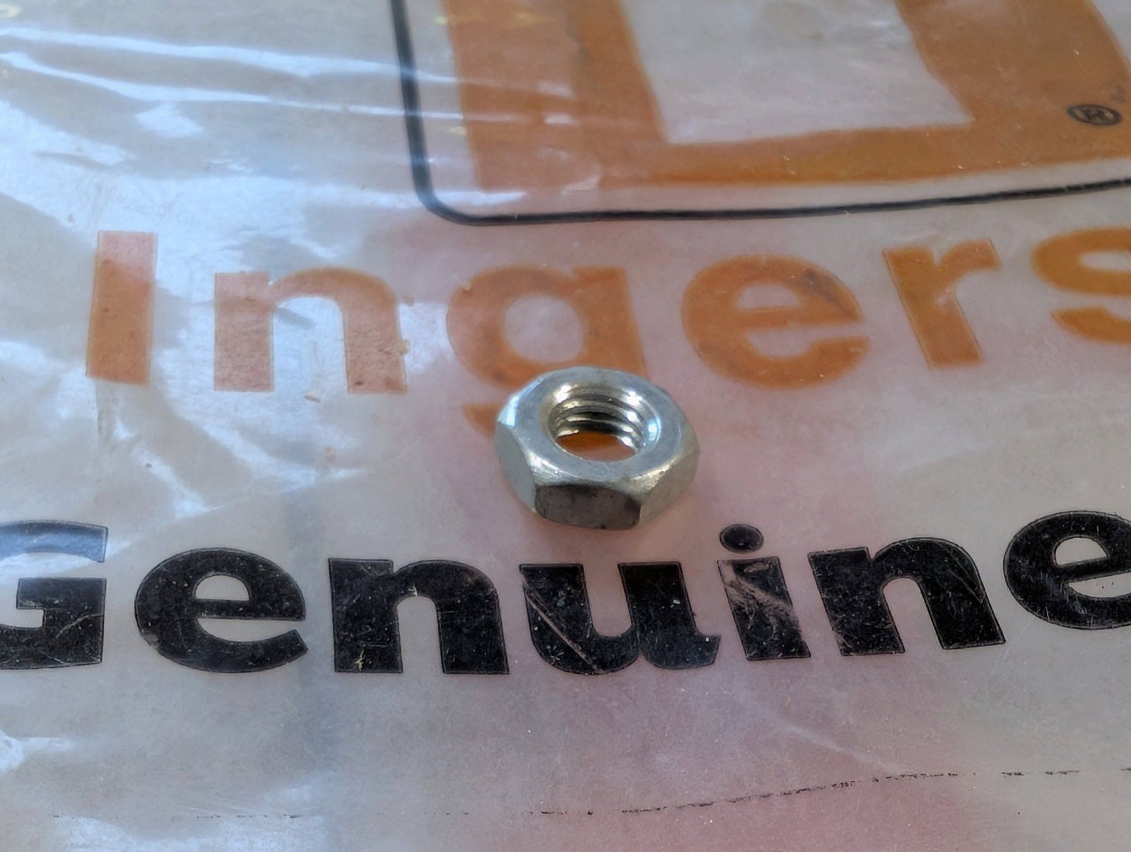 129-161 NUT JAM 1/4-28 - Ingersoll/Case Tractor Part
