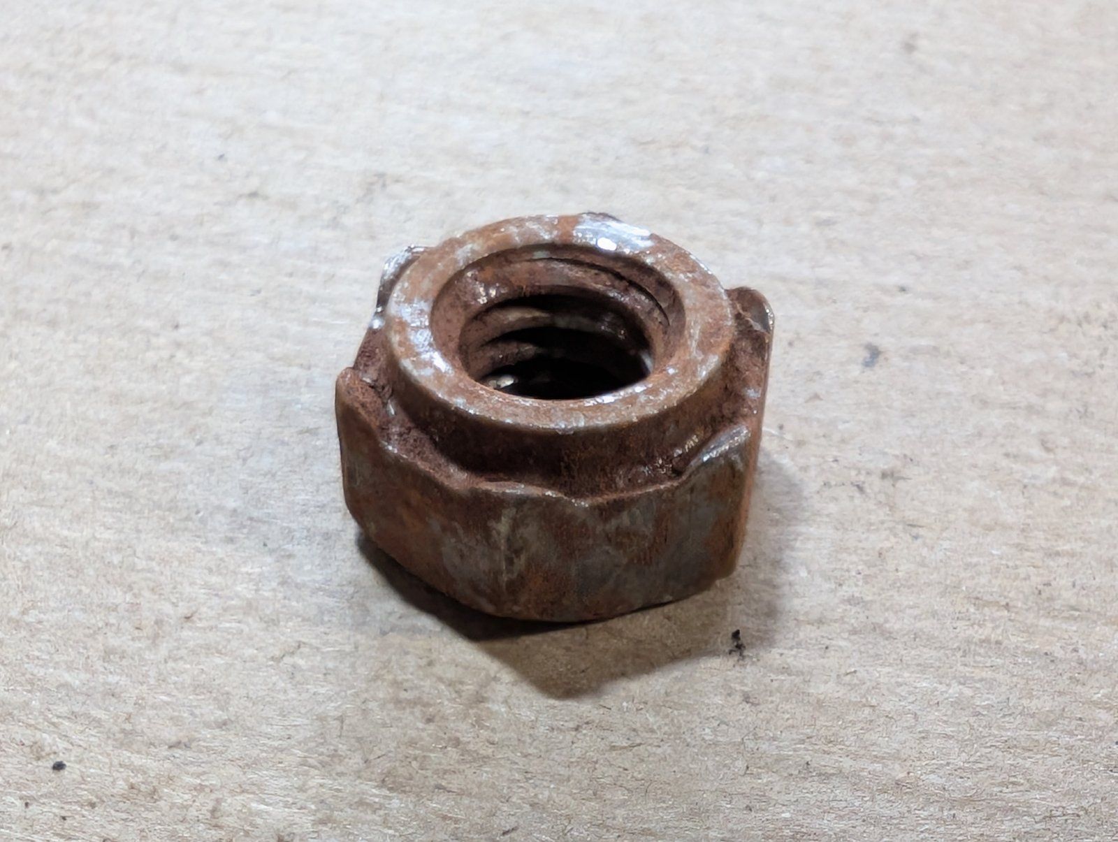 129-767 NUT WELD 5/16-18 HX LONG PILOT - Ingersoll/Case Tractor Part