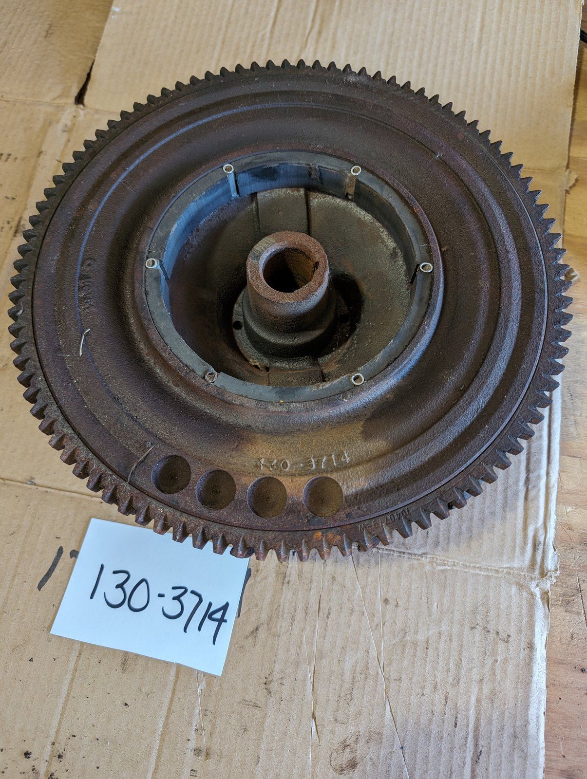 130-3714 USED ONAN FLYWHEEL - Ingersoll/Case Tractor Part