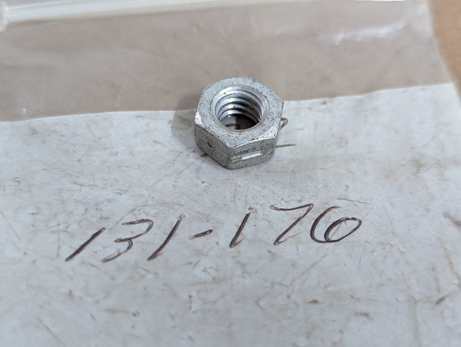 131-176 NUT 5/16-18 HX CTR LOCK ZP - Ingersoll/Case Tractor Part