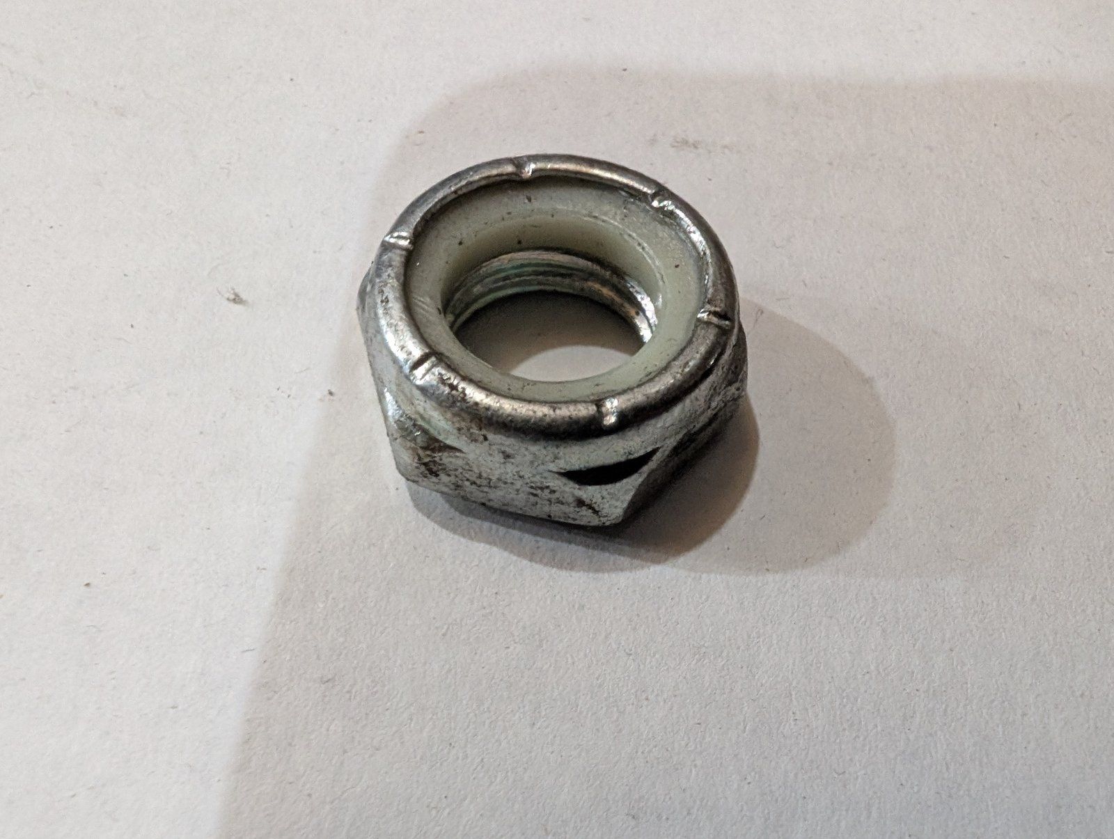 131-C6 NUT JAM 5/8-11 HX NYLON INSERT LOCK ZP - Ingersoll/Case Tractor Part