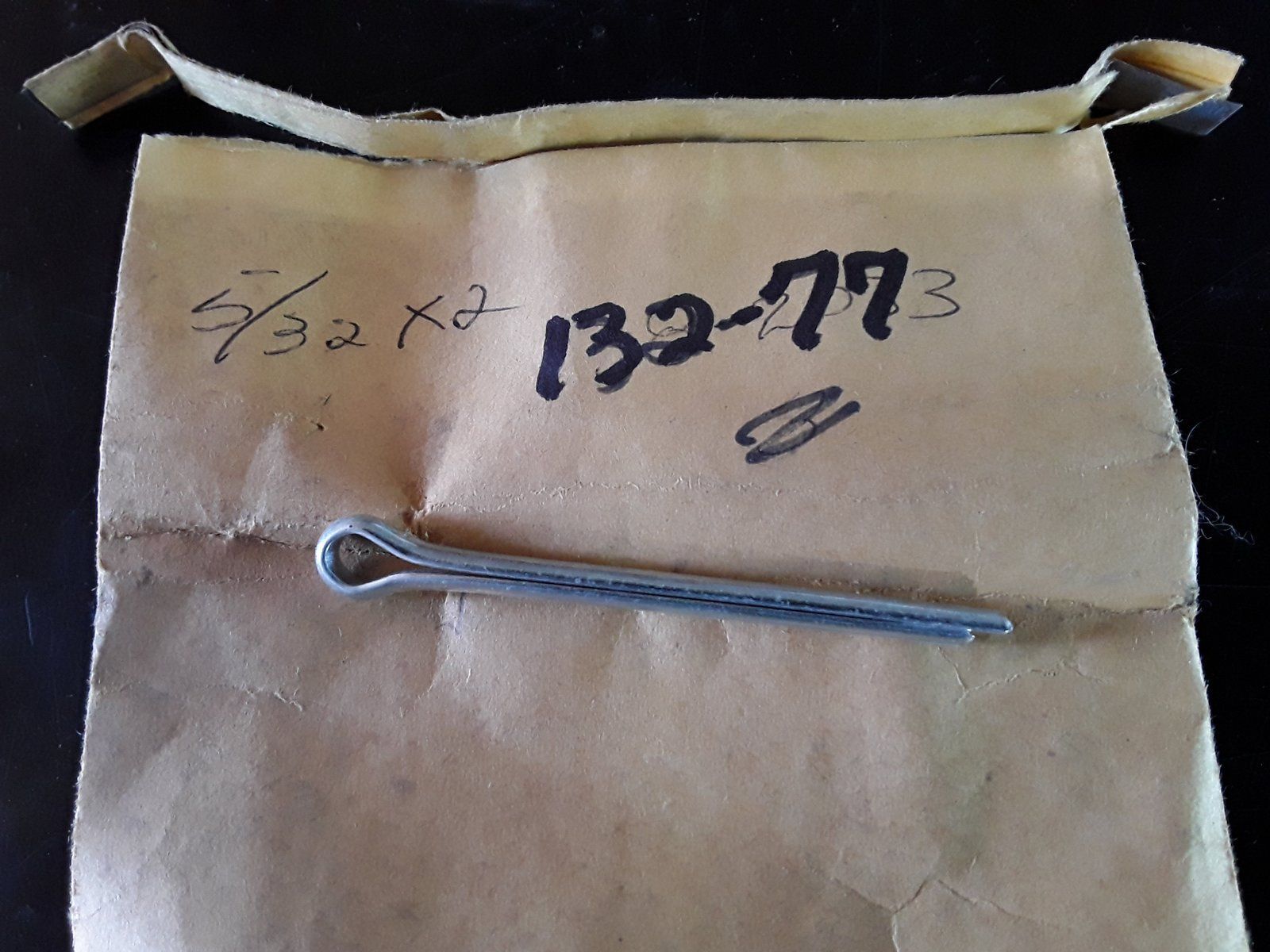 132-77 PIN - COTTER 5/32 X 2 - Ingersoll/Case Tractor Part