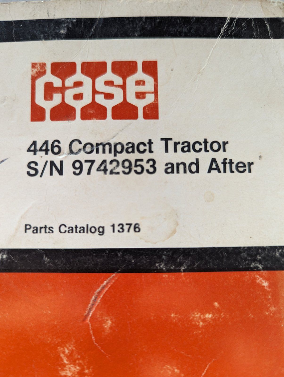 1376 PC: 446 TRACTOR PC S/N 9742953 & AFTER - Ingersoll/Case Tractor Part