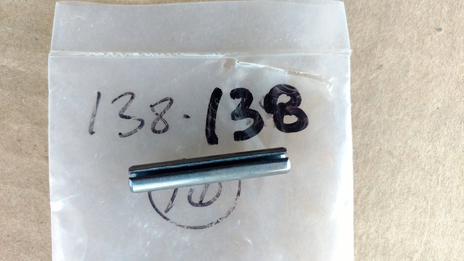 138-138 PIN-ROLL 1/4x1-1/2 SB38 SB48 - Ingersoll/Case Tractor Part