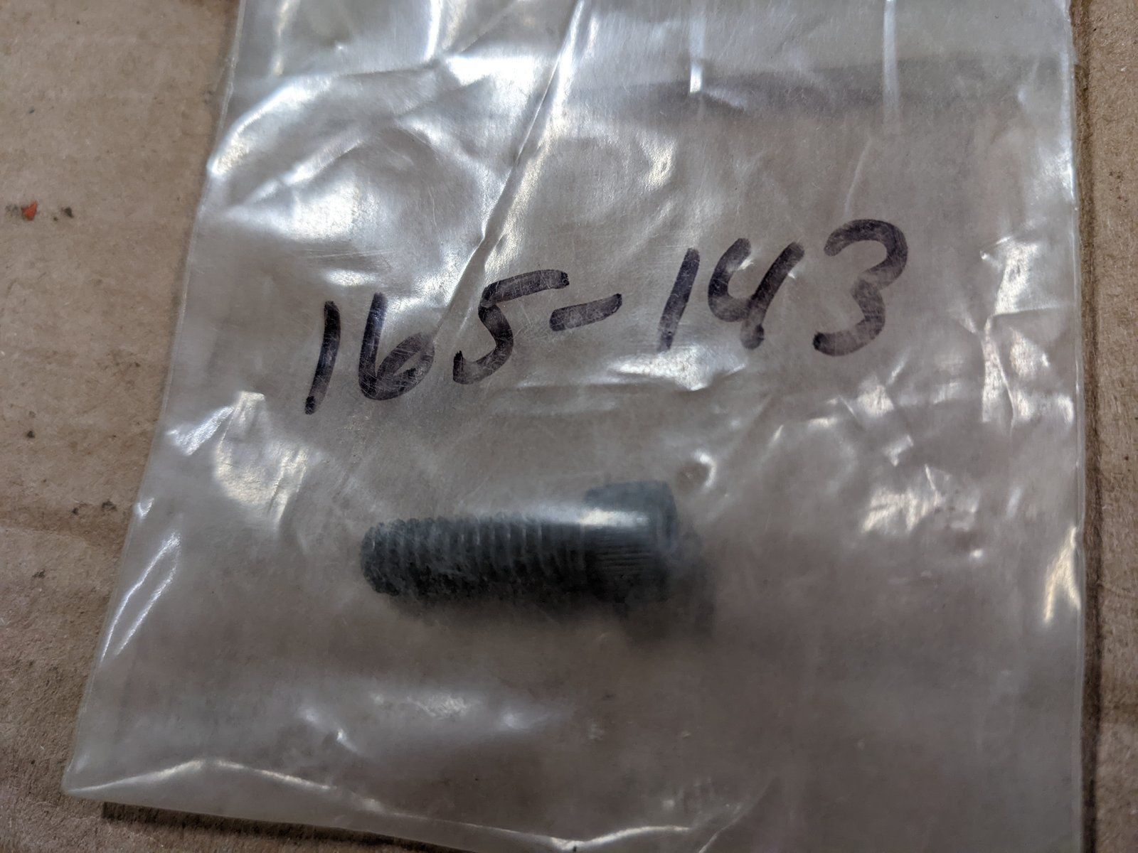 165-143 CAPSCREW 1/4-20 X 3/4 HEX SOC - Ingersoll/Case Tractor Part