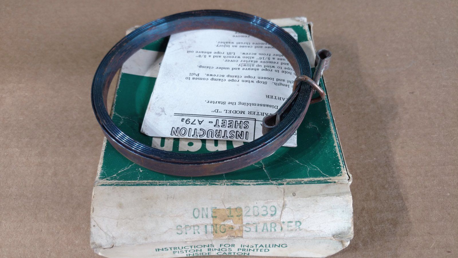 192B39 SPRING ASSEMBLY - ONAN - Ingersoll/Case Tractor Part