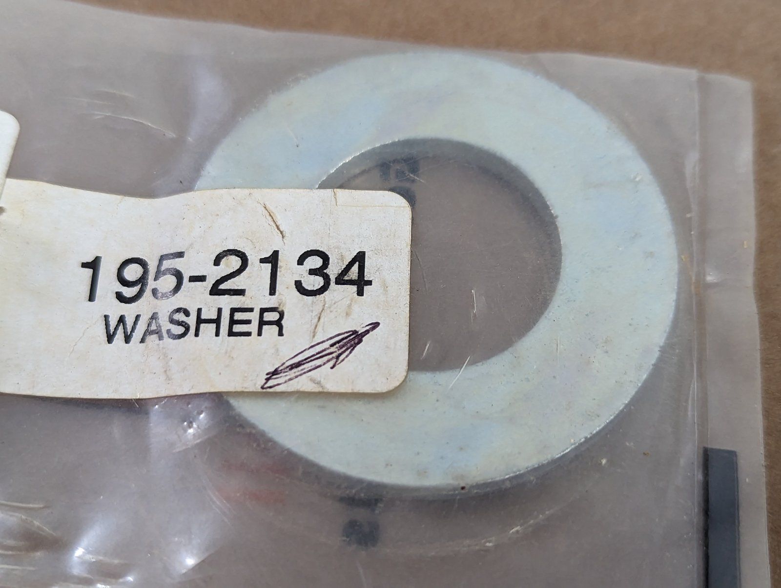 195-2134 WASHER 1.188x2.250x.136/.192 ZP - Ingersoll/Case Tractor Part