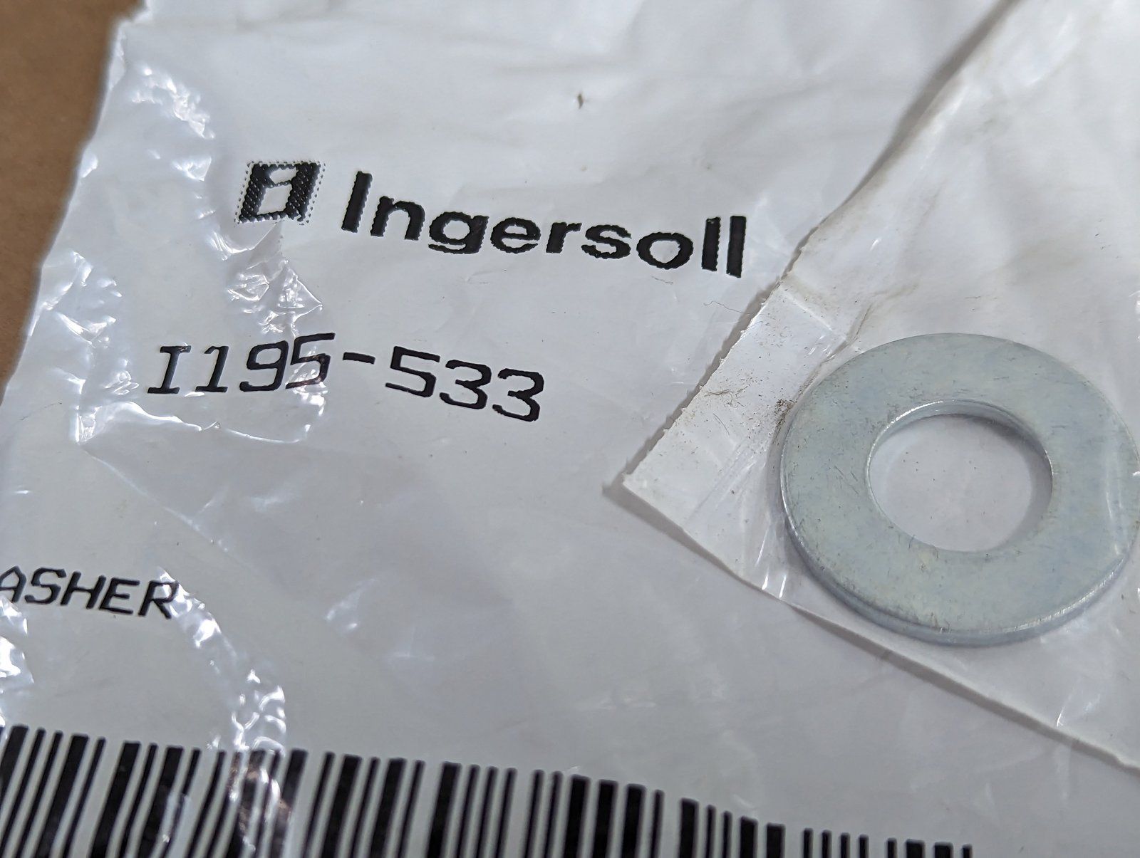 195-533 ( replaces G9021005 ) WASHER 1/2